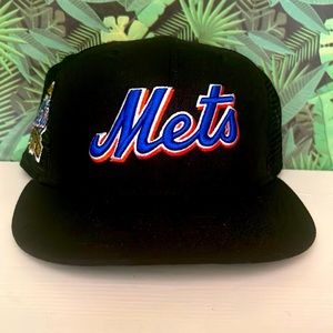 🟠🔵New era fitted New York Mets mesh hat size 7 5/8